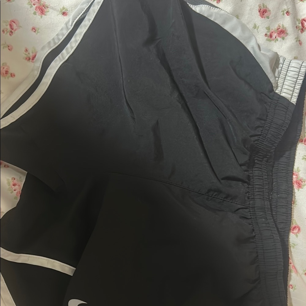 Nike Black and White Sports Shorts
